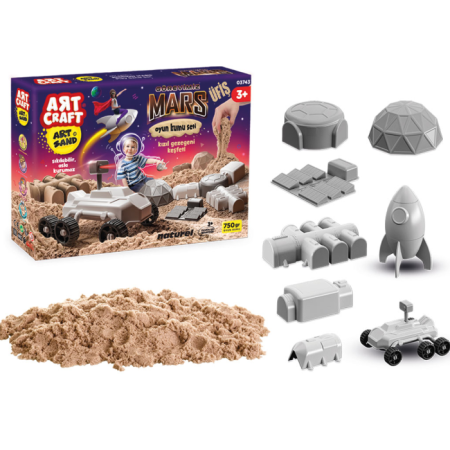 Art Craft Görevimiz Mars Kinetik Kum Oyun Seti 750 gr.