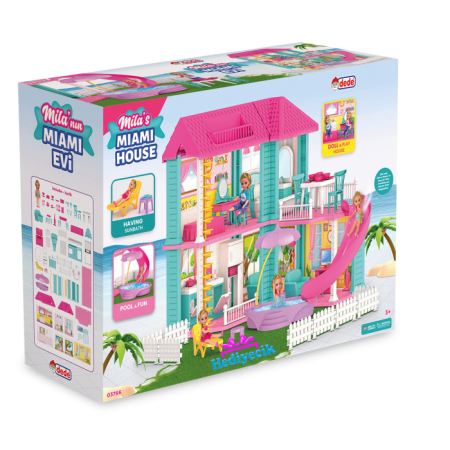 Dede Mila'nın Miami Evi Oyun Evleri ve Aksesuarlı set