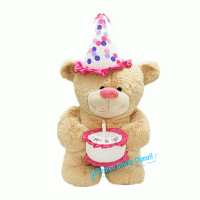 Peluş Oyuncak Ayı Doğumgünü Hediyesi Pasta
