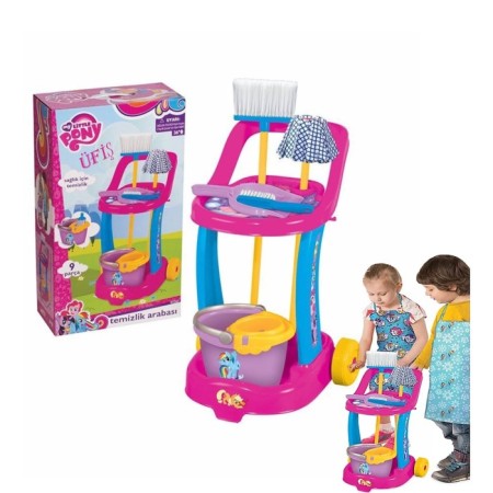 My Little Pony  Oyuncak  Çocuk Arabalı Temizlik seti 