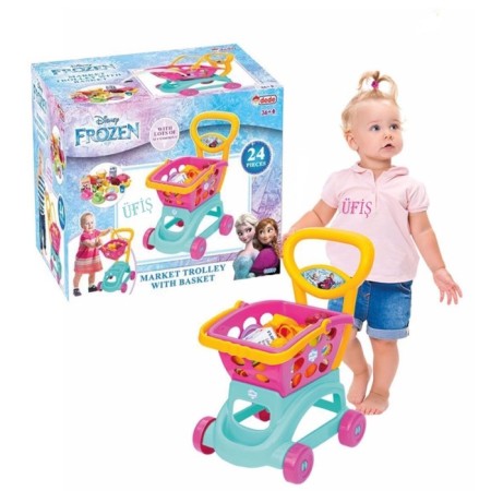 Frozen Sepetli Market Arabası Lisanslı