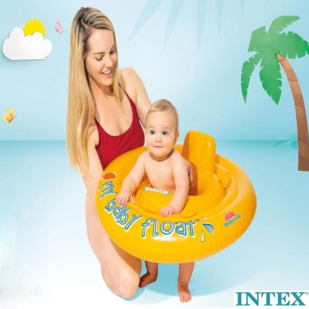 İntex Baby Float Oturaklı Bebek Havuz Ve Deniz Simidi 70 Cm