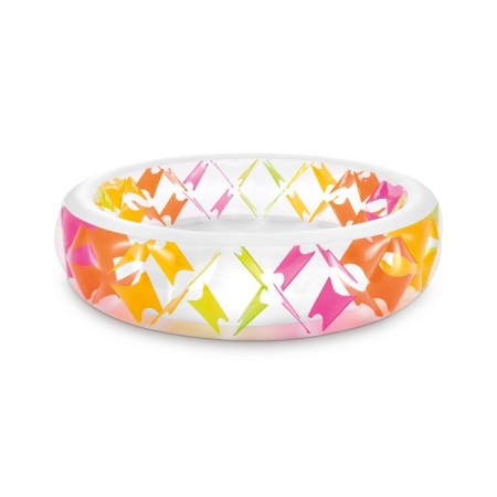 İntex Pinwheel Desenli Şeffaf Büyük Havuz 229x56 cm