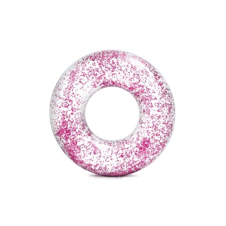 İntex Pembe Parıltı Desenli Yetişkin Deniz ve Havuz Simiti 107 cm