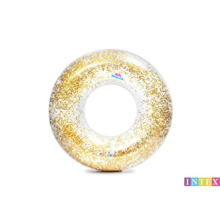 İntex Sarı Parıltı Desenli Yetişkin Deniz ve Havuz Simiti 107 cm