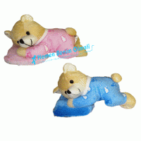 MİNİK AYI PELUŞ YASTIKLI OYUYAN AYI 20CM