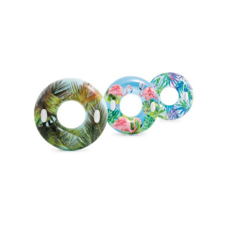 İntex Tutmaçlı  Desenli Havuz ve Deniz Simiti 97 cm