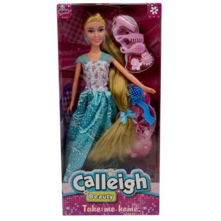 Oyuncak Uzun Saclı Calleigh Bebek Aksesuarlı 29 Cm