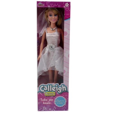 Puantiye Elbiseli Calleigh Manken Bebek 29 Cm