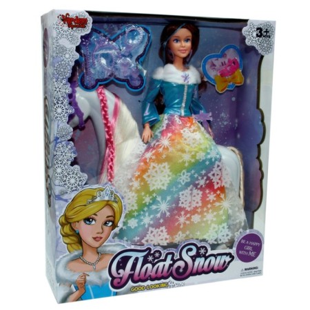 Oyuncak Aksesuarlı Atlı Bebek 29 Cm 