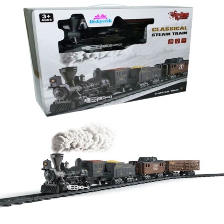 Buharlı Oyuncak Klasik Tren Seti