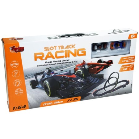 Oyuncak 2 Araçlı Yarış Seti Pilli 388 Cm