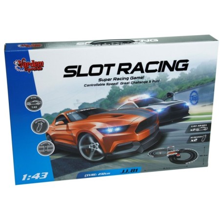 Oyuncak 2 Araçlı Yarış Seti Pilli 232 Cm