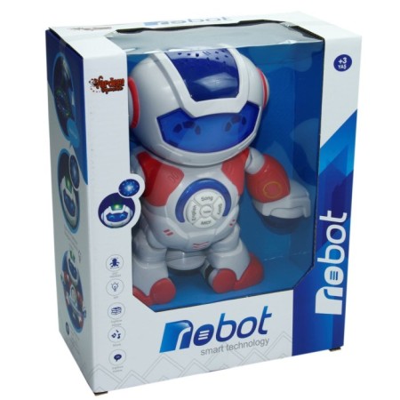Oyuncak Sesli Işıklı Projeksiyonlu Robot 20 Cm