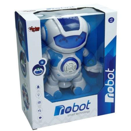 Oyuncak Sesli Işıklı Projeksiyonlu Robot 20 Cm