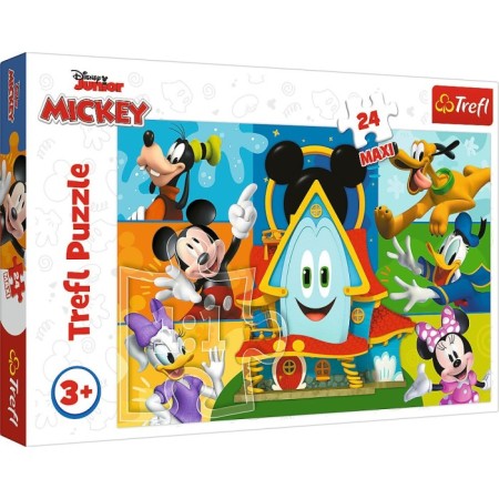 Trefl Mickey Mouse ve Arkadaşları Maxi Puzzle 24 Parça 