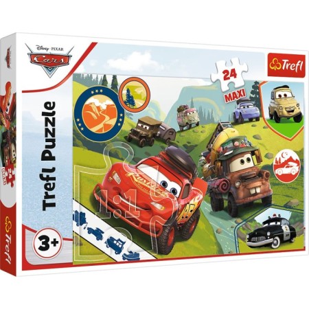 Trefl Disney Cars 3 Maxi Puzzle 24 Parça 