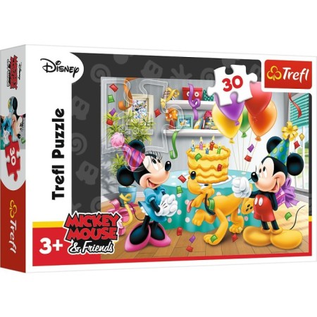 Trefl Disney Doğum Günü Pastası Puzzle 30 Parça