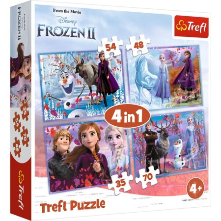 Trefl 4in1 Frozen 2 Puzzle