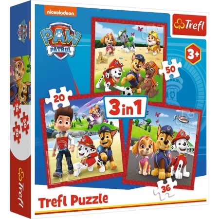 Trefl 3in1 Paw Patrol Puzzle