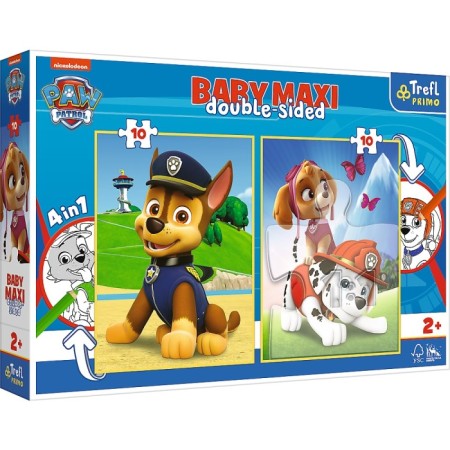 Trefl 4in1 Paw Patrol Baby Maxi Puzzle