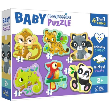 Trefl Egzotik Hayvanlar Baby Puzzle