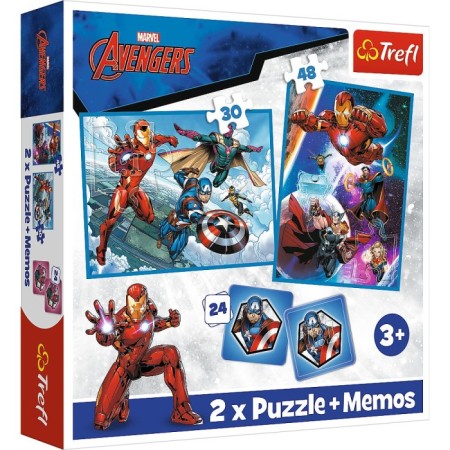 Trefl 2in1 Marvel The Avengers Puzzle