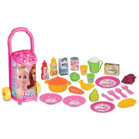 Barbie Pazar Arabası 23 Parça
