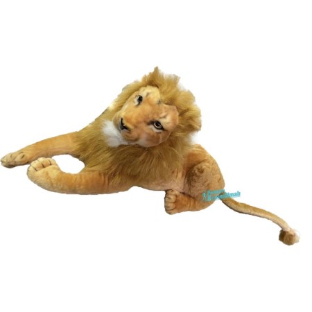 Oyuncak Aslan Büyük Aslan 75 cm Yeleli Peluş aslan