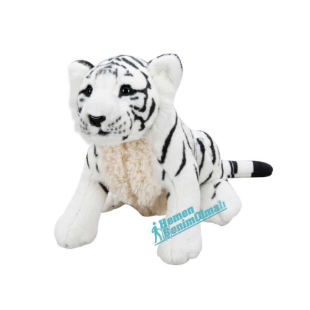Peluş Yavru Beyaz Kaplan 45 cm
