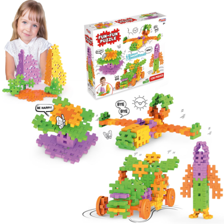 Dede Fun-Fun Puzzle 128 Parça Okul Öncesi