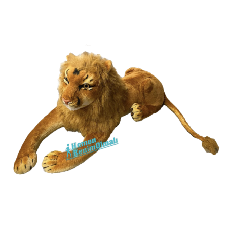 Peluş Aslan Büyük boy 100 cm  Baddal boy