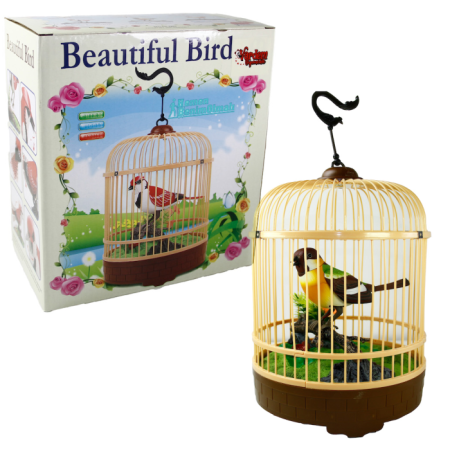 Vardem Oyuncak Kafesli Büyük Kuş Müzik Ve Kuş Sesli