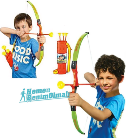 Rising Sports Mini Okçuluk Seti Kutulu Vantuzlu Ok Yay Seti