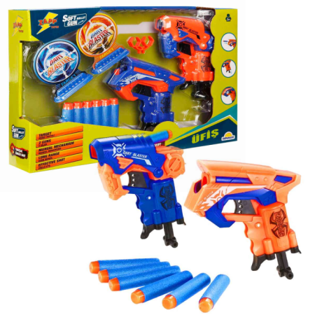 Zapp Toys Hedefli Sünger Dart Atan 2'li Silah 1374