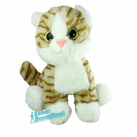  Peluş Oturan Kedi 30 cm 