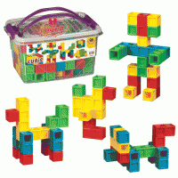 Dede Toys Lego Yap boz Cubıc Box 96 Parça Parça