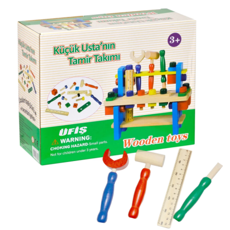 Ahşap Oyuncak Küçük Usta'nın Ahşap Tamir Seti