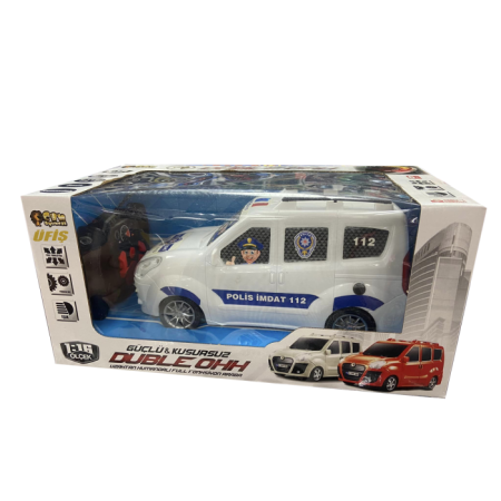 Uzaktan Kumandalı Doblo Polis Arabası Şarjlı