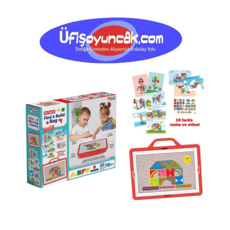 Dede Oyuncak Arkadaşım Bulyap Çanta 32 Parça Şekiller 03932