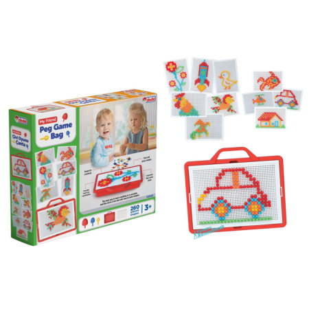 Dede Arkadaşım Çivi Oyunu çanta 260 Parça