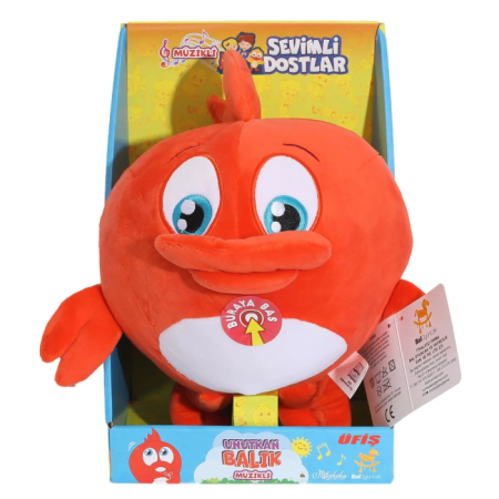 Peluş Oyuncak Unutkan Balık Müzikli Sevimli Dostlar 55116