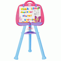 Çocuk Yazı Tahtası Barbie Mariposa Ayaklı Yazı Tahtası