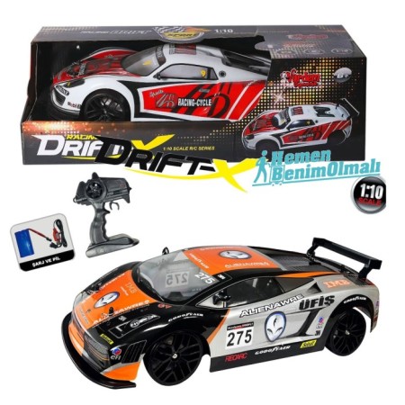 Uzaktan Kumandalı  Şarjlı High Speed Drift Araba 2.4G 1:10 