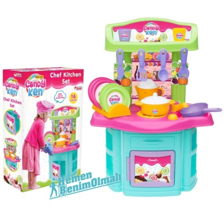 Dede Candy Ken Şef Mutfak Seti 01505
