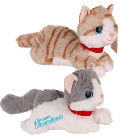  Peluş Oyuncak Kedi 25 cm 
