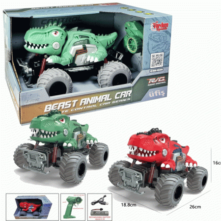 Uzaktan Kumandalı Full Fonksiyon 2.4G Süspansiyonlu Dinozor Araba YD898-MT1892