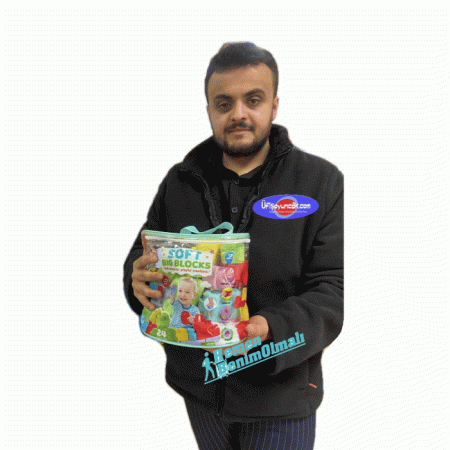 Soft Yumuşak Big Bloklar Çanta 24 Parça 