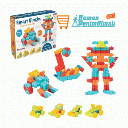 Dede Smart Blok Seti 96 Parça 04034 