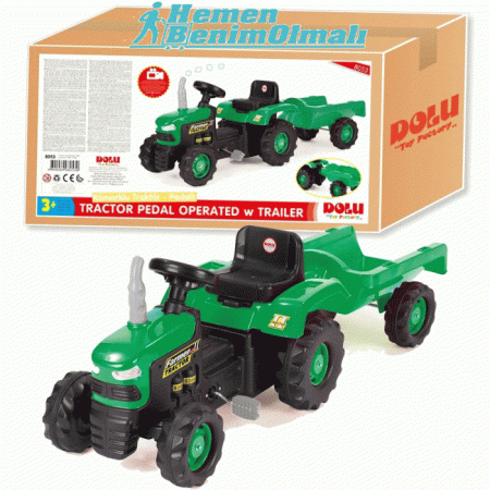 Dolu Oyuncak Traktör Romorklu